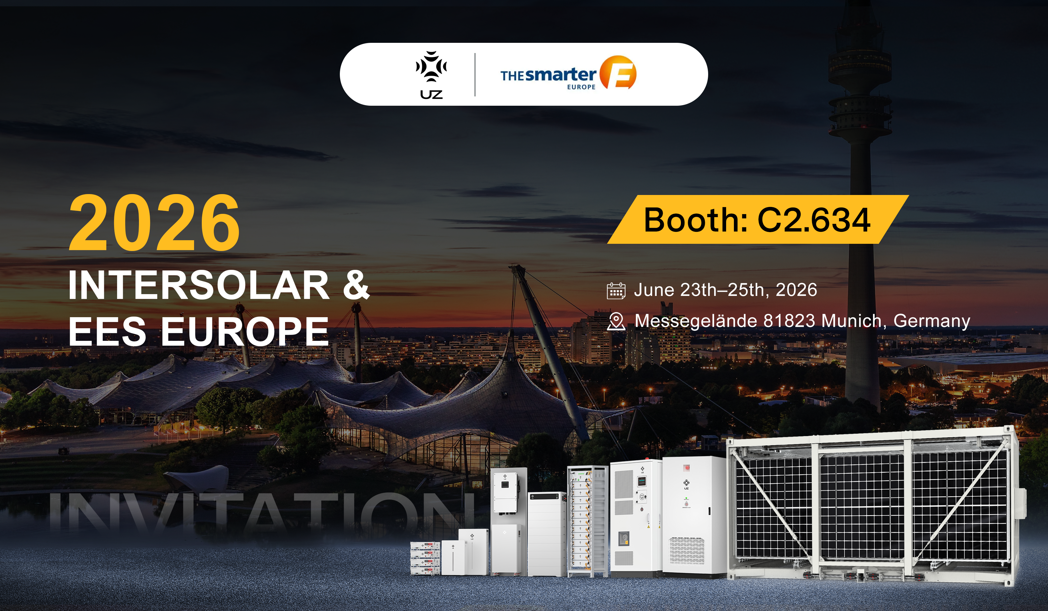 UZ Energy Intersolar and EES Europe 2026 event