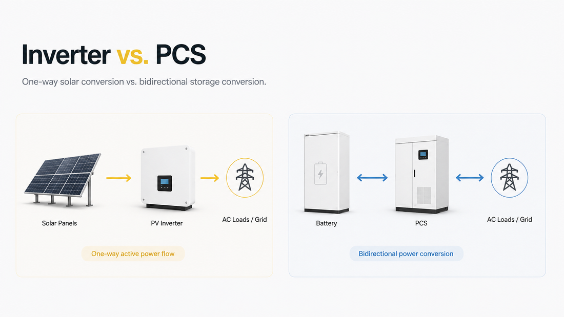Inverter vs. PCS: What's the Actual Difference?
