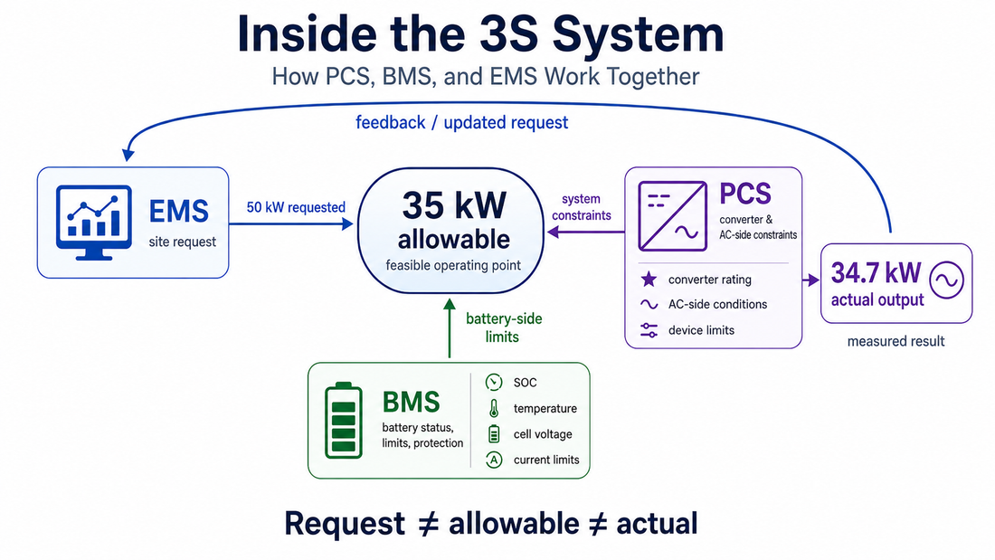 Inside the “3S” System: How PCS, BMS, and EMS Work Together