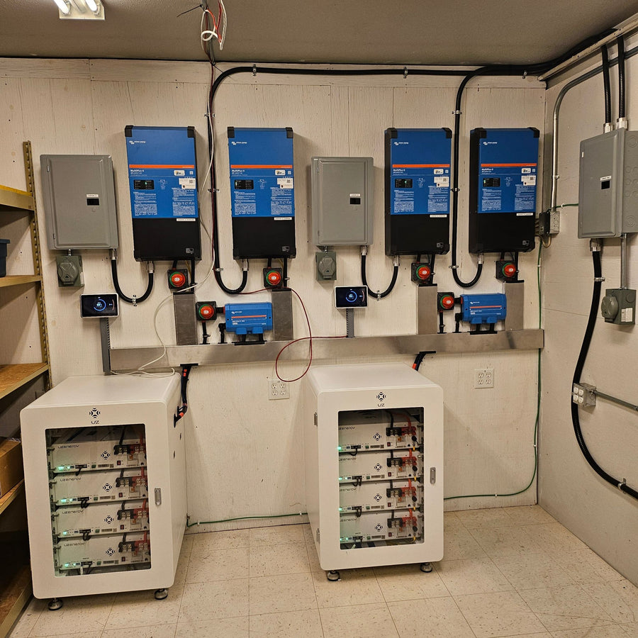 40.96 kWh Model A Battery Installation with Victron MultiPlus-II in Canada