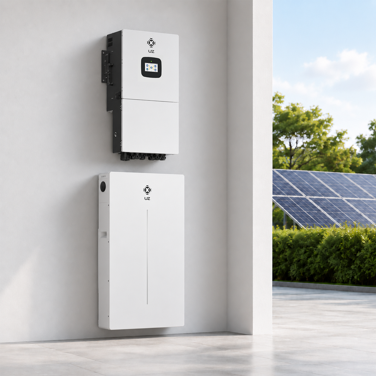 PLPA-L1-10K2-U installed in a residential garage energy system