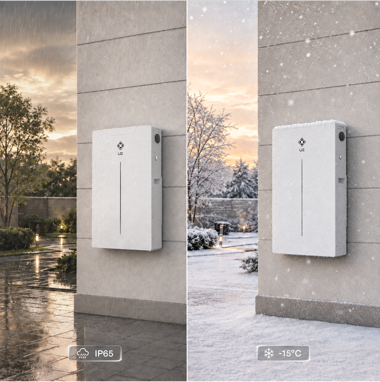 PLPA-L1-10K2-U operating in rain, snow and cold weather