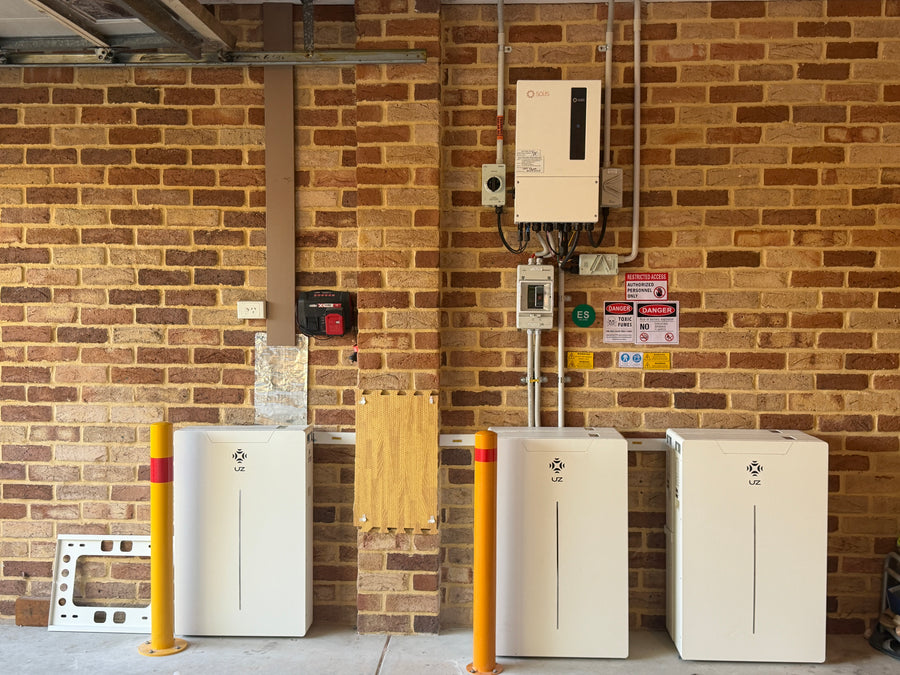 51.2 kWh PLPA-L1-10K2 Battery Installation with Solis S6-EH1P8K-L-PRO in Western Australia